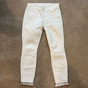 Lilly Pulitzer south ocean Skinny Crop Pants